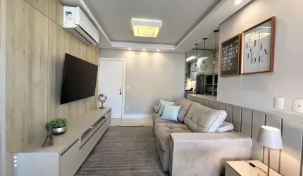 Apartamento 02 dormitórios sendo 01 suíte no bairro Floresta em São José/SC