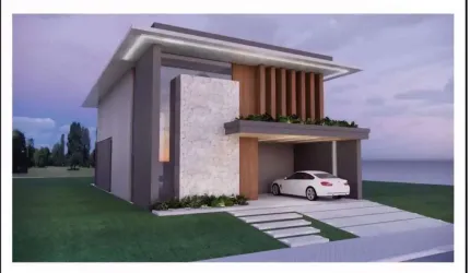 Casa com vista privilegiada no Reserva da Pedra – Em Construção