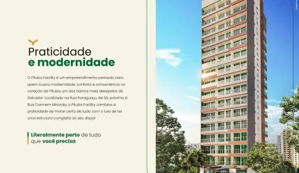 Apartamento para Venda em Salvador, Pituba, 1 dormitório, 1 banheiro, 1 vaga