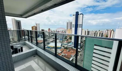 Apartamento Moderno com Vista para o Mar em Tambaú