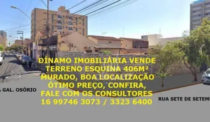 Terreno à venda, 406 m² - Centro - Ribeirão Preto/SP