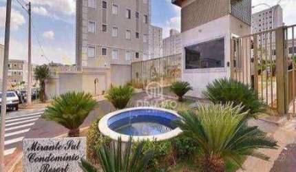 Apartamento com 2 dormitórios para alugar, 47 m² por R$ 2.505,71/mês - Distrito de Bonfim Paulista - Ribeirão Preto/SP