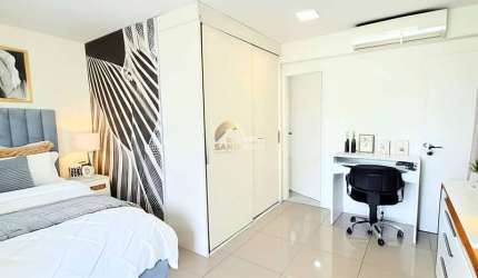 LUXO EM ALPHAVILLE SALVADOR: APT 115M², 3 QUARTOS (SUÍTE), VARANDA GOURMET, 4 BANHEIROS + 2 VAGAS.