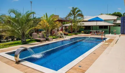 EXCLUSIVIDADE  EM BARRA DO JACUÍPE - LINHA VERDE: CASA TÉRREA 800m² COM MARINA PRIVADA – ENTREGA PO