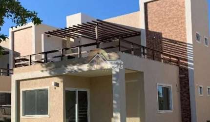 EXCLUSIVO! CASA DUPLEX DE LUXO PARA LOCAÇÃO EM CONDOMÍNIO FECHADO - CATU DE ABRANTES: 4 SUÍTES, 4 V