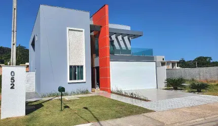 Casa para Venda em Rio das Ostras, Viverde II, 4 dormitórios, 3 suítes, 4 banheiros, 4 vagas
