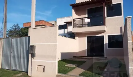 Duplex para Venda em Rio das Ostras, Residencial Rio das Ostras, 2 dormitórios, 2 suítes, 3 banheiros, 1 vaga