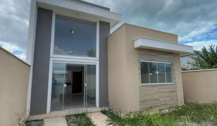 Casa para Venda em Rio das Ostras, Verdes Mares, 2 dormitórios, 1 suíte, 2 banheiros, 1 vaga