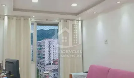 Apartamento Venda 69m² com Vaga Varanda 2quartos dependência Infra Meier RJ