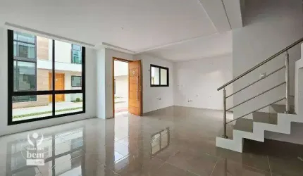 MEGA OPORTUNIDADE! Sobrado NOVO com 125 m², 3 quartos sendo 1 suíte à venda por R$ 1.070.000 - Bom Retiro - Curitiba/PR