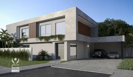 Casa nova com 310 m², 4 suítes à venda por R$ 3.564.000 - Cascatinha - Curitiba/PR
