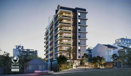 Apartamento com 3 quartos sendo 1 suíte à venda, 70 m² por R$ 902.900 - Juvevê - Curitiba/PR