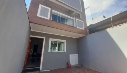 Sobrado Novo 120 metros  3 Dormitorios sendo 1 suíte e 2 Vagas de garagens