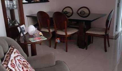 Apartamento com 3 dormitórios , 1 suite, 2 vagas, andar alto, à venda, 82 m² por R$ 740.000,00 - Parque Maria Luiza - São Paulo/SP