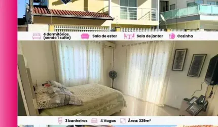 Casa Padrão Aconchegante e Ampla