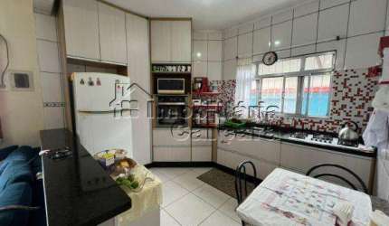 Casa para Venda em Praia Grande, Jardim Princesa, 2 dormitórios, 1 suíte, 2 banheiros, 6 vagas