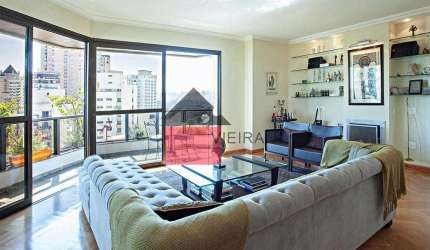 Apartamento com 4 dormitórios muito bem distribuídos 3 vagas de garagem  andar alto 247 m2  por R$