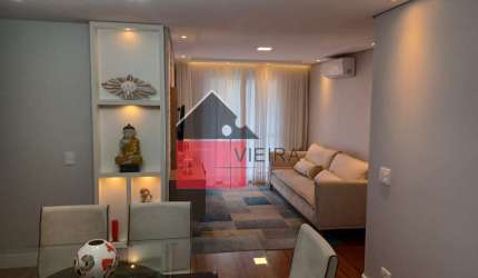 Um lindo apartamento à venda na Aclimação, com  3 dormitórios, 2 vagas de garagem, Sacada, 86m2 Pró