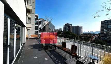 Apartamento para locação, totalmente mobiliado, possue ar condicionado, lazer completo, Moema, São