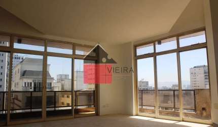 Apartamento (cobertura triplex) de 642m², varanda espaçosa (e vista do Pacaembu) à venda, Santa Cec
