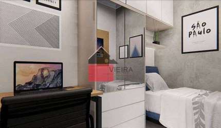 Apartamento com 2 dormitórios à venda, Pisos e revestimentos todos da Incepa,bancada de granito nos