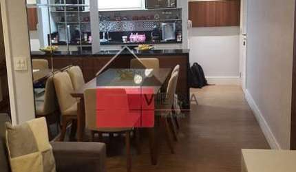 Lindo apartamento venda  3 dormitorios, 1 suite, 1 vaga, varanda Gourmet  face norte, mobiliado, Ip