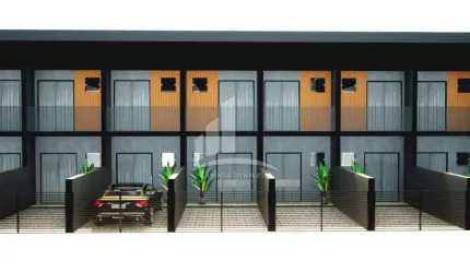 Sobrado geminado NOVO com 2 suítes no Petrópolis!
