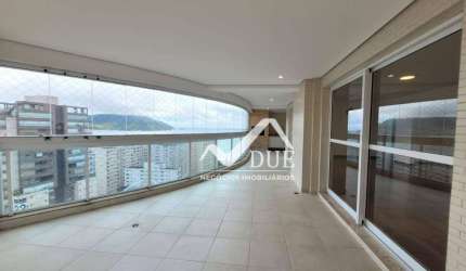 Apartamento com 4 dormitórios, 204 m² - venda por R$ 3.200.000,00 ou aluguel por R$ 18.000,00/mês - Embaré - Santos/SP