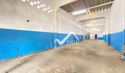 Galpão, 255 m² - venda por R$ 2.000.000 ou aluguel por R$ 9.000/mês - Estuário - Santos/SP