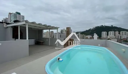 Cobertura com 3 dormitórios à venda, 177 m² por R$ 1.500.000 - Campo Grande - Santos/SP