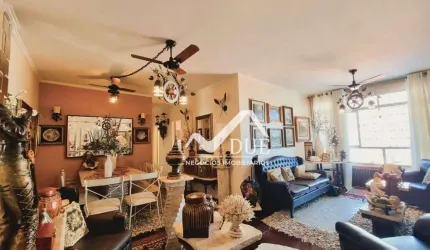 Apartamento vista mar com 3 dormitórios à venda, 150 m² por R$ 1.200.000 - Gonzaga - Santos/SP
