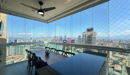 Apartamento com 3 dormitórios à venda, 119 m² por R$ 1.850.000,00 - Ponta da Praia - Santos/SP