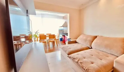 Apartamento com 2 dormitórios 1 suite, lazer completisimo andar alto, 88 m² Santos no Campo Grande.