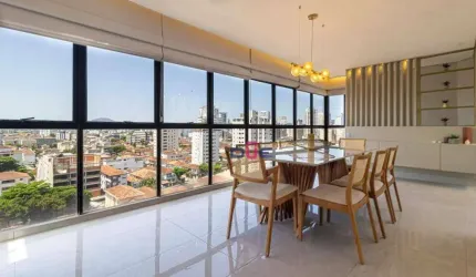 Cobertura com 2 dormitórios à venda, 175 m² por R$ 2.700.000 - Boqueirão - Santos/SP