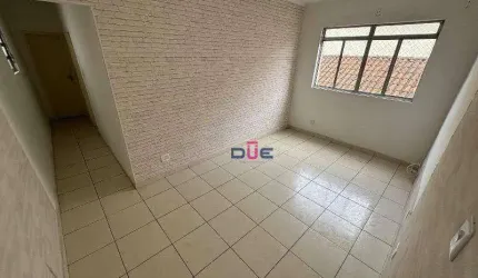 Apartamento de frente no 1º andar em predinho com 2 dormitórios à venda, 60 m² por R$ 318.000 - Campo Grande - Santos/SP