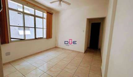Apartamento com 1 dormitório à venda, 50 m² por R$ 315.000 - Embaré - Santos/SP