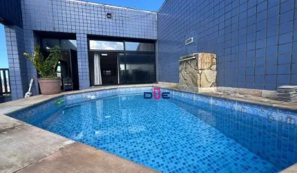 Cobertura com 3 dormitórios à venda, 138 m² por R$ 680.000,00 - Estuário - Santos/SP