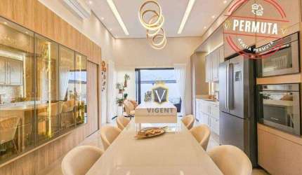 Casa com 3 dormitórios à venda, 146 m² por R$ 1.800.000,00 - Jardim Ermida I - Jundiaí/SP