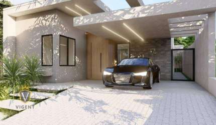 Casa térrea em condomínio com 3 suítes à venda, Residencial Pecan, Medeiros - Itupeva/SP