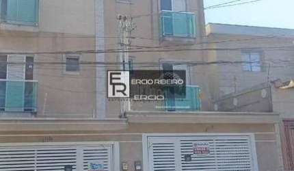 Cobertura com 2 dormitórios à venda, 73 m² por R$ 330.000,00 - Vila Junqueira - Santo André/SP