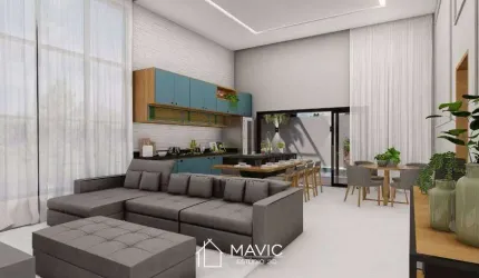 CASA RESIDENCIAL MARIA JÚLIA. COM 3 SORMITÓRIOS SENDO 1 SUÍTE.