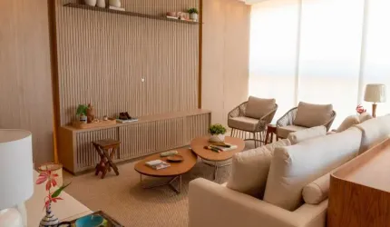 Luxuoso apartamento à venda de frente para o mar da Bacutia, são 4 suítes, 174 m² super decorado, Enseada Azul - Guarapari ES