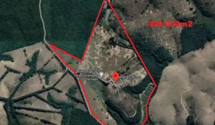 Fazenda Haras à venda próximo a Vila Velha com mais de 400 mil m², casa sede.
