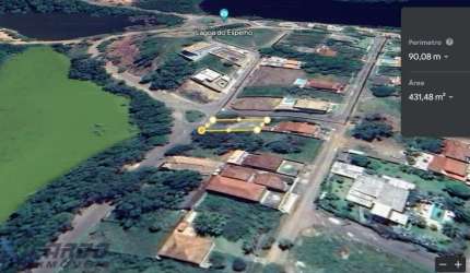 Lote / terreno à venda com 432m², vista para lagoa, próximo a Praia da Bacutia, Nova Guarapari ES