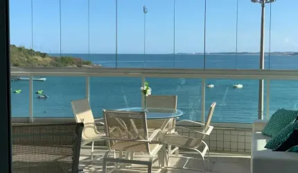 Apartamento 4 quartos à venda de Frente Para o Mar da Praia do Morro, Guarapari ES (lazer completo)