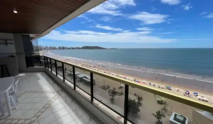 Apartamento 3 quartos à venda de frente para o mar da Praia do Morro, Guarapari ES.