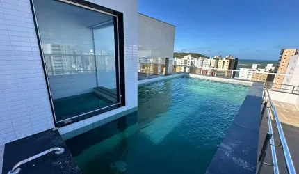 Apartamento 2 quartos à venda com vista para o mar da Praia do Morro, Guarapari, lazer completo.