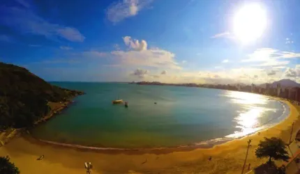 Cobertura linear à venda 4 quartos de Frente para o mar da Praia do Morro - Guarapari-ES.