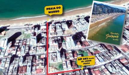 Apartamento 2 quartos à venda próximo a orla da Praia do Morro, Guarapari ES.