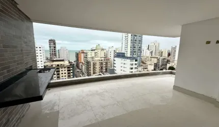 Apartamento 3 quartos à venda com lazer completo na cobertura, vista para o mar da Praia do Morro, Guarapari ES.